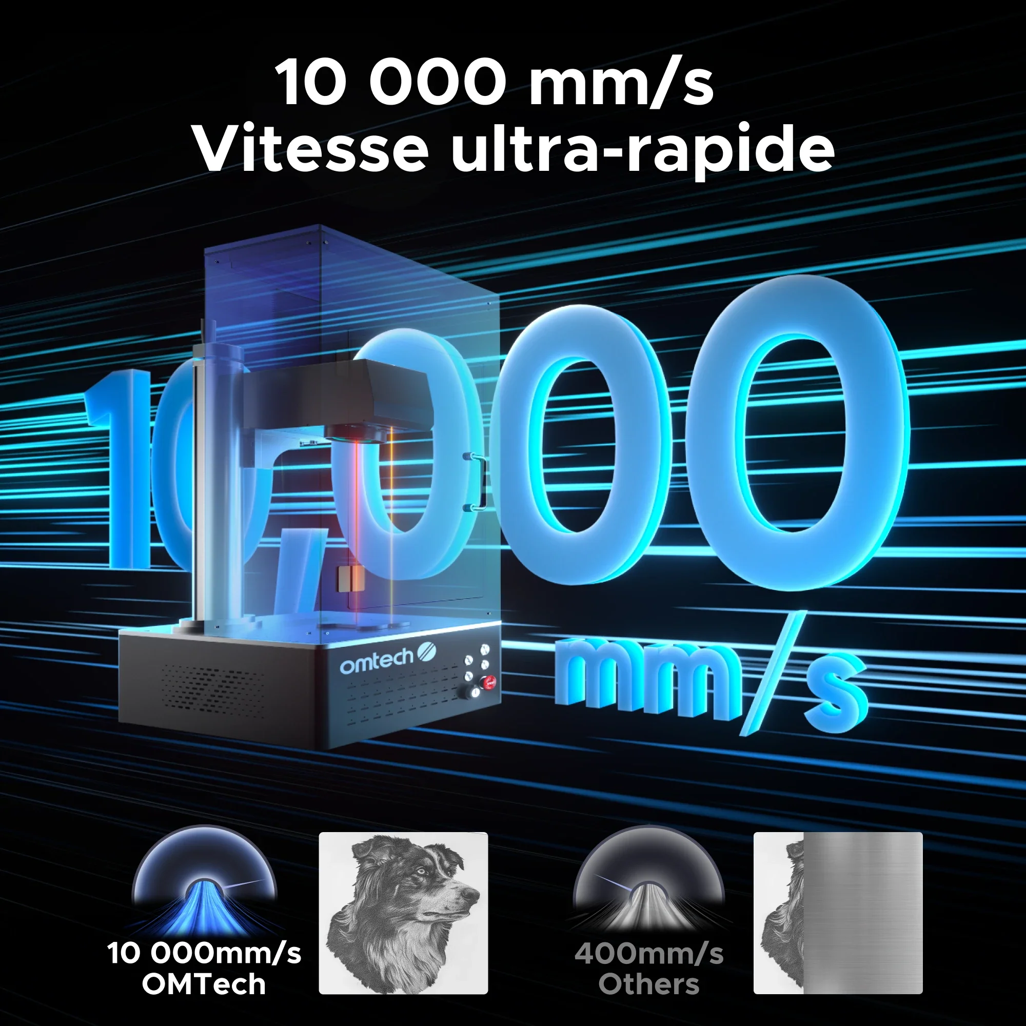 Machine de marquage laser à fibre optique 30W avec autofocus | F30C - Image 5
