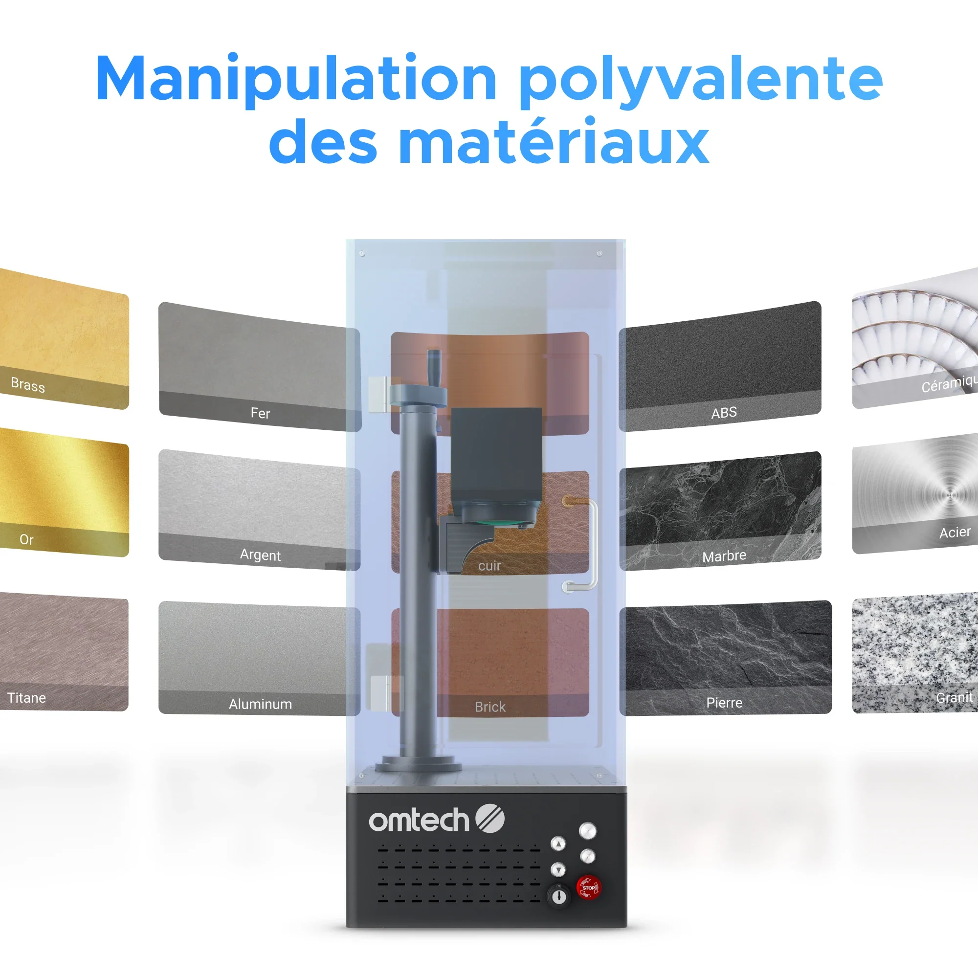 Machine de marquage laser à fibre optique 30W avec autofocus | F30C - Image 8
